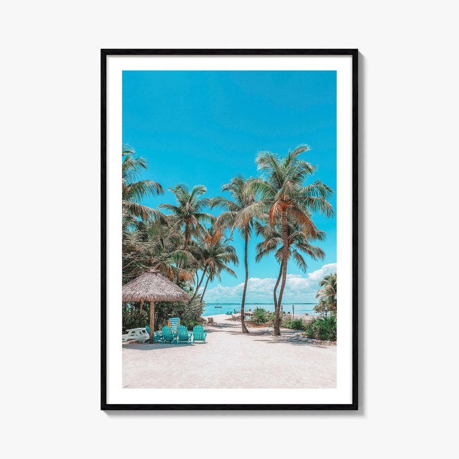 Key Largo Fine Art Photo Print, Florida Keys Wall Art Poster, Palm Trees