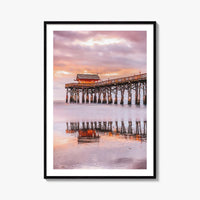 Cocoa Beach Fine Art Photo Print, Florida USA, Pier, Space Coast, Wall Poster