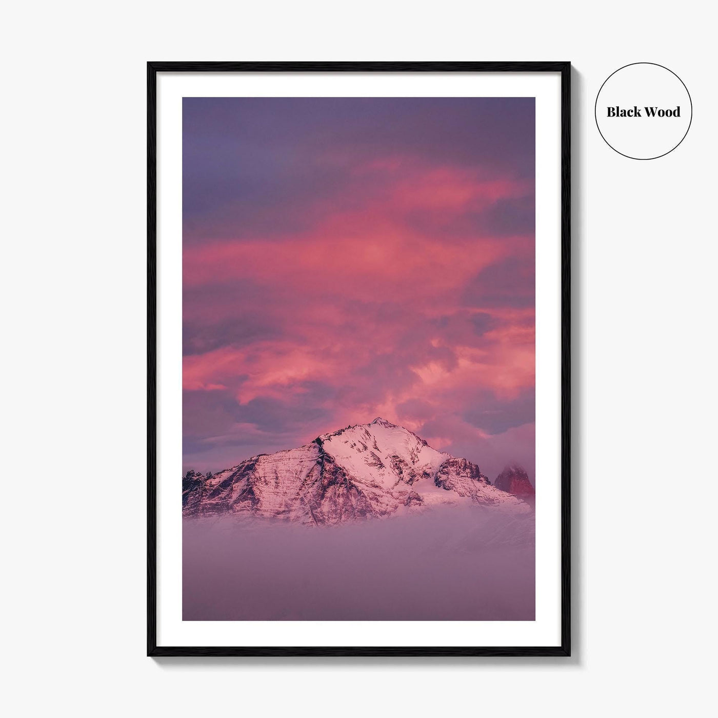 Torres Del Paine Pink Blue Fine Art Photo Print, Lago Nordenskjold Chile Landscape Poster