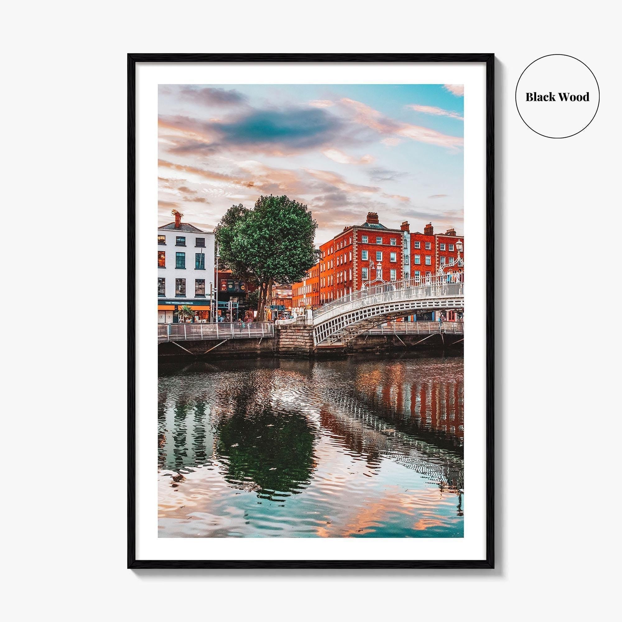 Dublin Fine Art Photo Print, Ireland, Ha'Penny Bridge Wall Art Poster