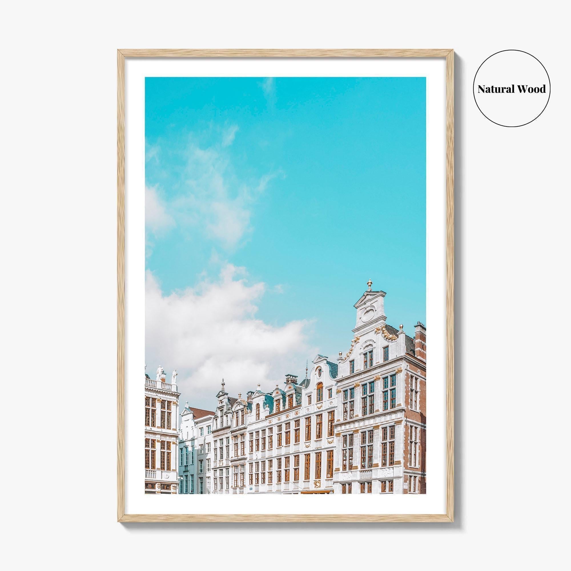 Brussels Fine Art Photo Print, Grand Place Grote Markt, Belgium Wall Decor Poster