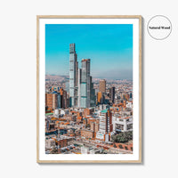 Bogota Skyline Fine Art Photo Print, Bogotá Colombia, South America, Wall Decor Poster