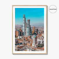 Bogota Skyline Fine Art Photo Print, Bogotá Colombia, South America, Wall Decor Poster