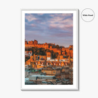 Edinburgh Fine Art Photo Print, Edinburgh Castle, Calton Hill, Scotland Wall Decor Poster