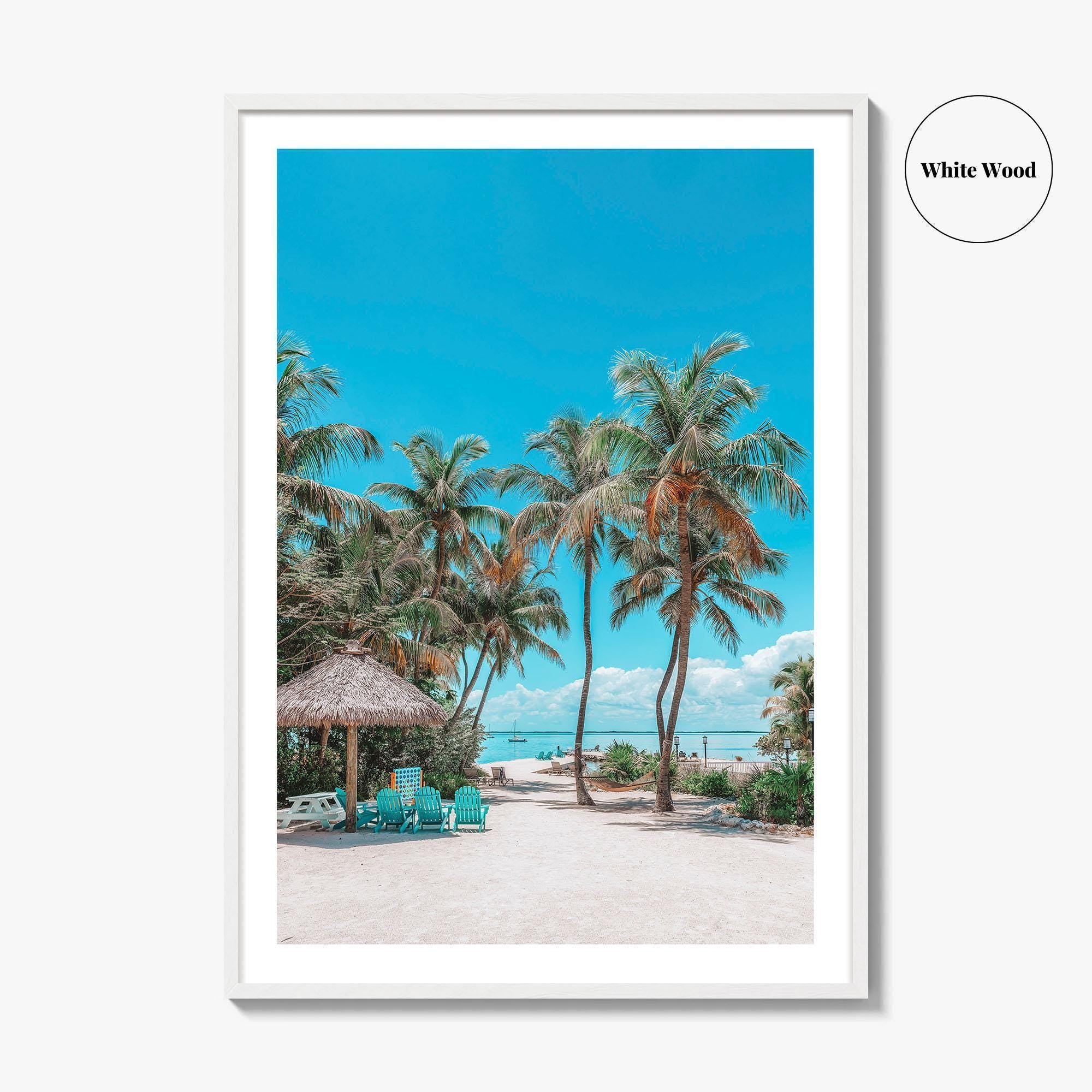 Key Largo Fine Art Photo Print, Florida Keys Wall Art Poster, Palm Trees