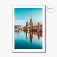 Berlin Fine Art Photo Print, Oberbaum Bridge, Germany Wall Decor Poster