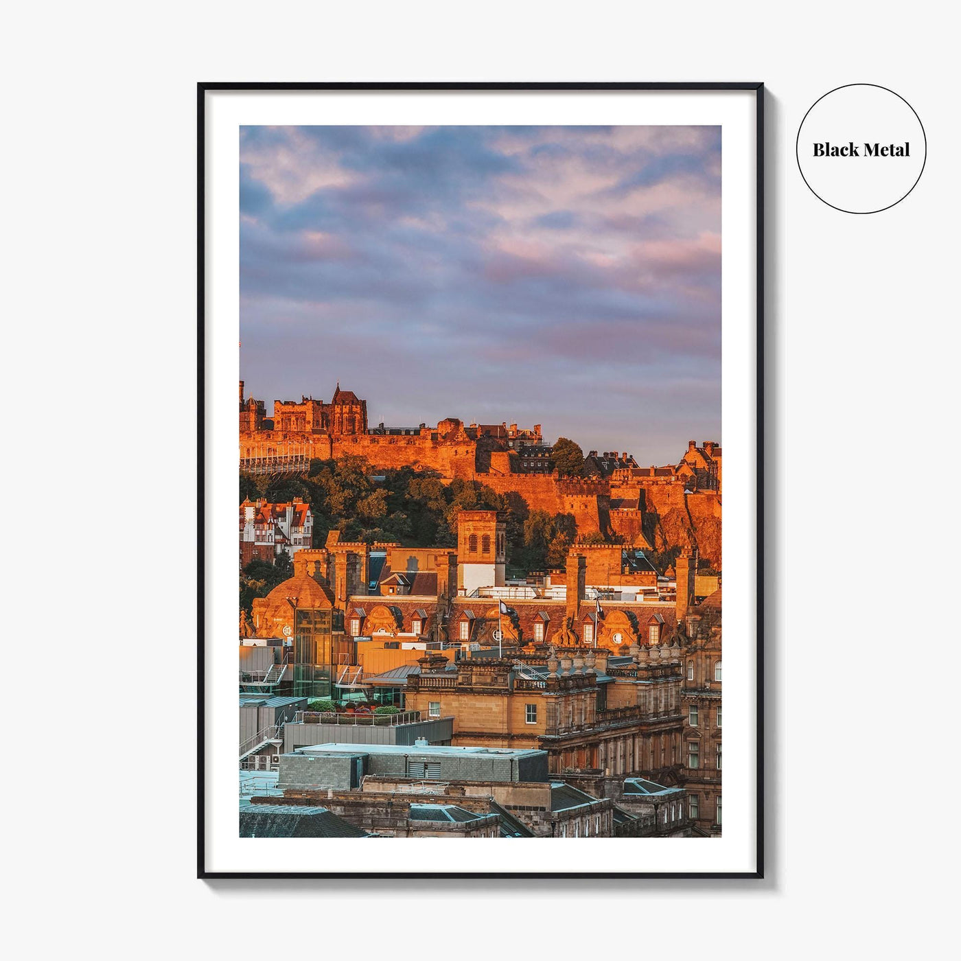Edinburgh Fine Art Photo Print, Edinburgh Castle, Calton Hill, Scotland Wall Decor Poster