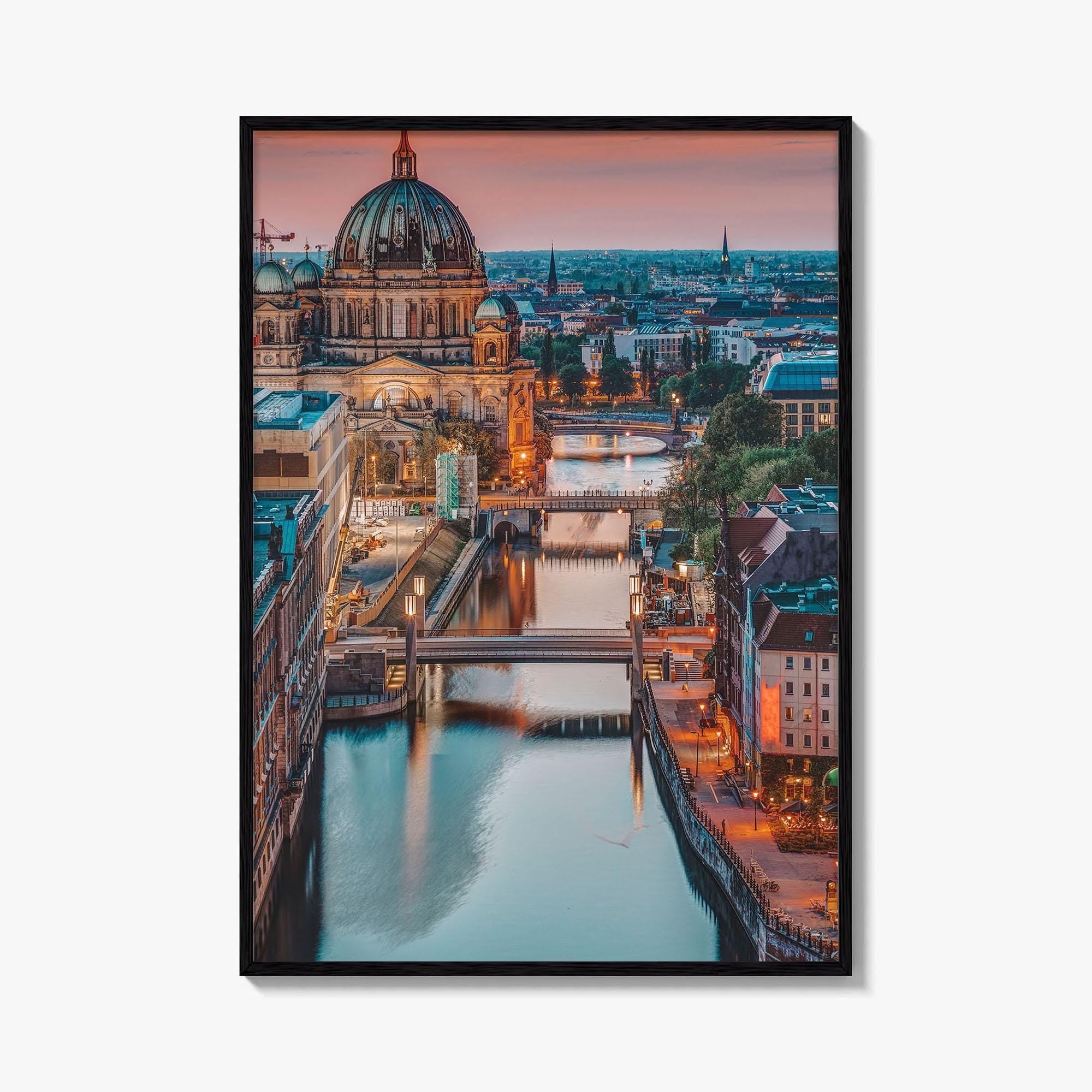 Berlin Fine Art Photo Print, Cathedral, Berliner Dom, Spree River, Germany Wall Poster