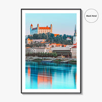 Bratislava Fine Art Photo Print, Castle, Old Town, Danube River, Slovakia Wall Decor, Poster