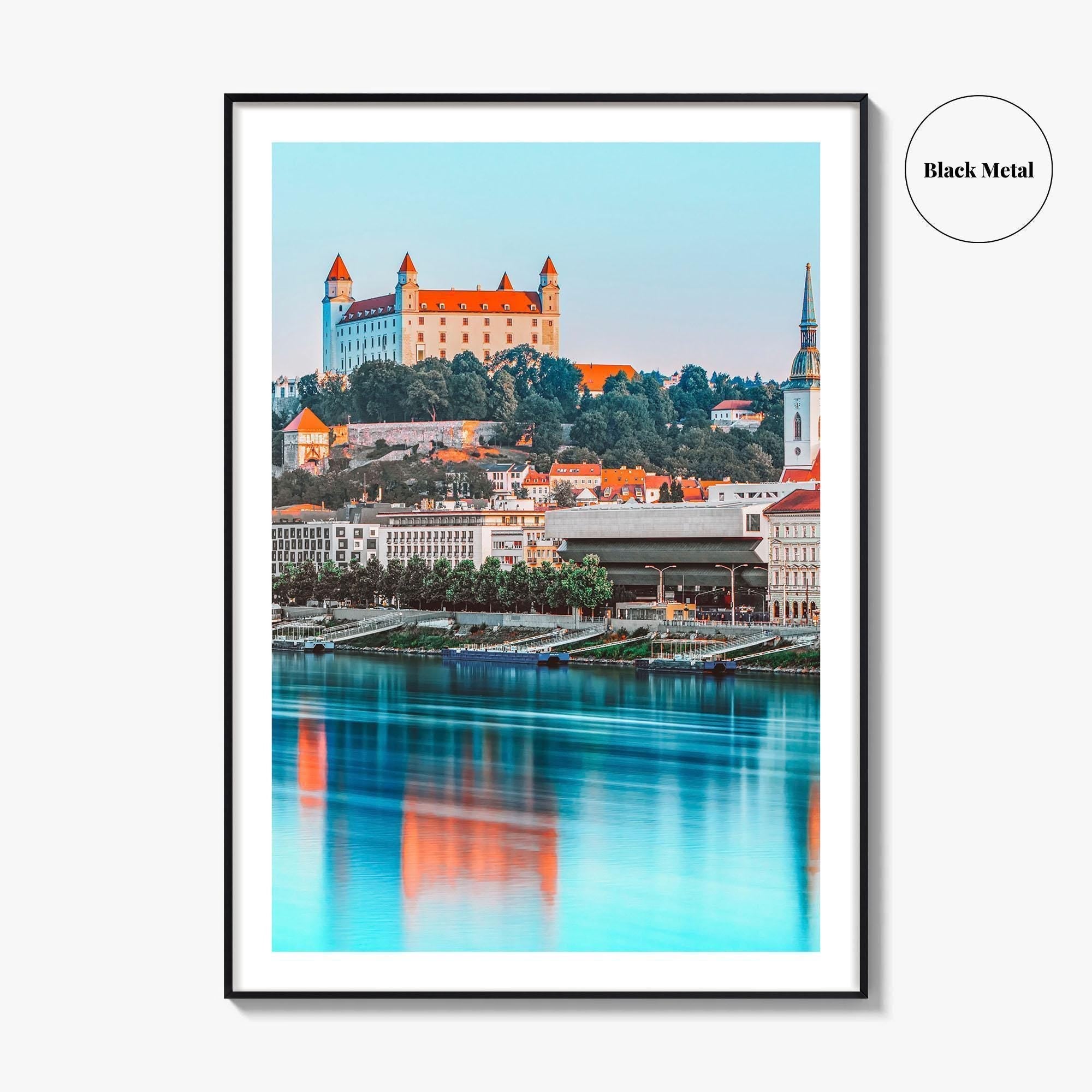 Bratislava Fine Art Photo Print, Castle, Old Town, Danube River, Slovakia Wall Decor, Poster