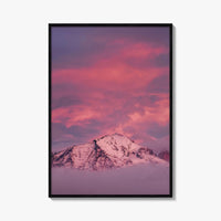 Torres Del Paine Pink Blue Fine Art Photo Print, Lago Nordenskjold Chile Landscape Poster