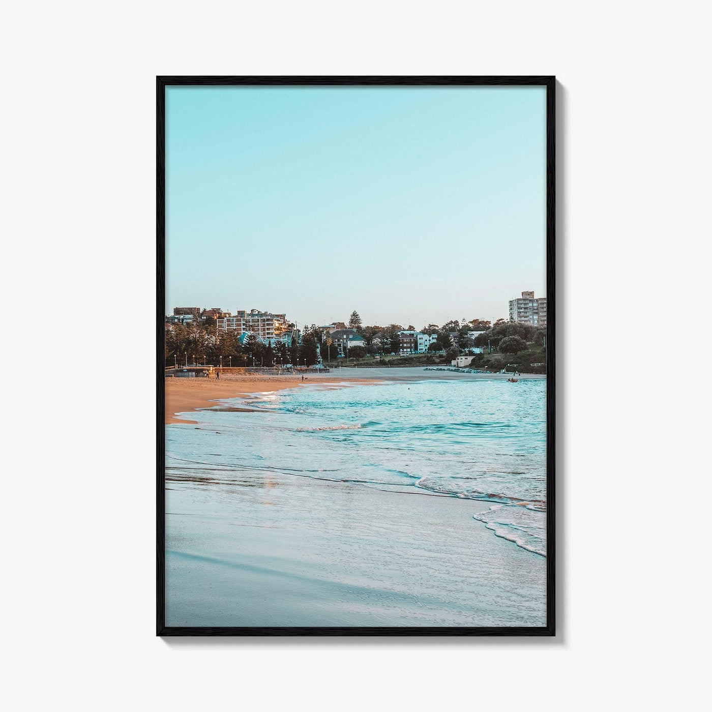 Coogee Beach Fine Art Photo Print, Sydney NSW Australia, Blue Sky Poster
