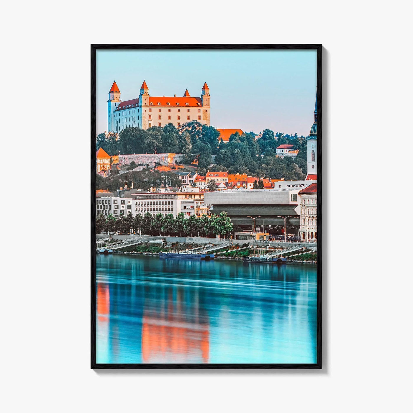Bratislava Fine Art Photo Print, Castle, Old Town, Danube River, Slovakia Wall Decor, Poster