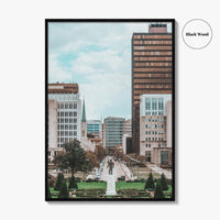 Baton Rouge Skyline Fine Art Photo Print, Downtown Louisiana USA, Wall Decor Poster