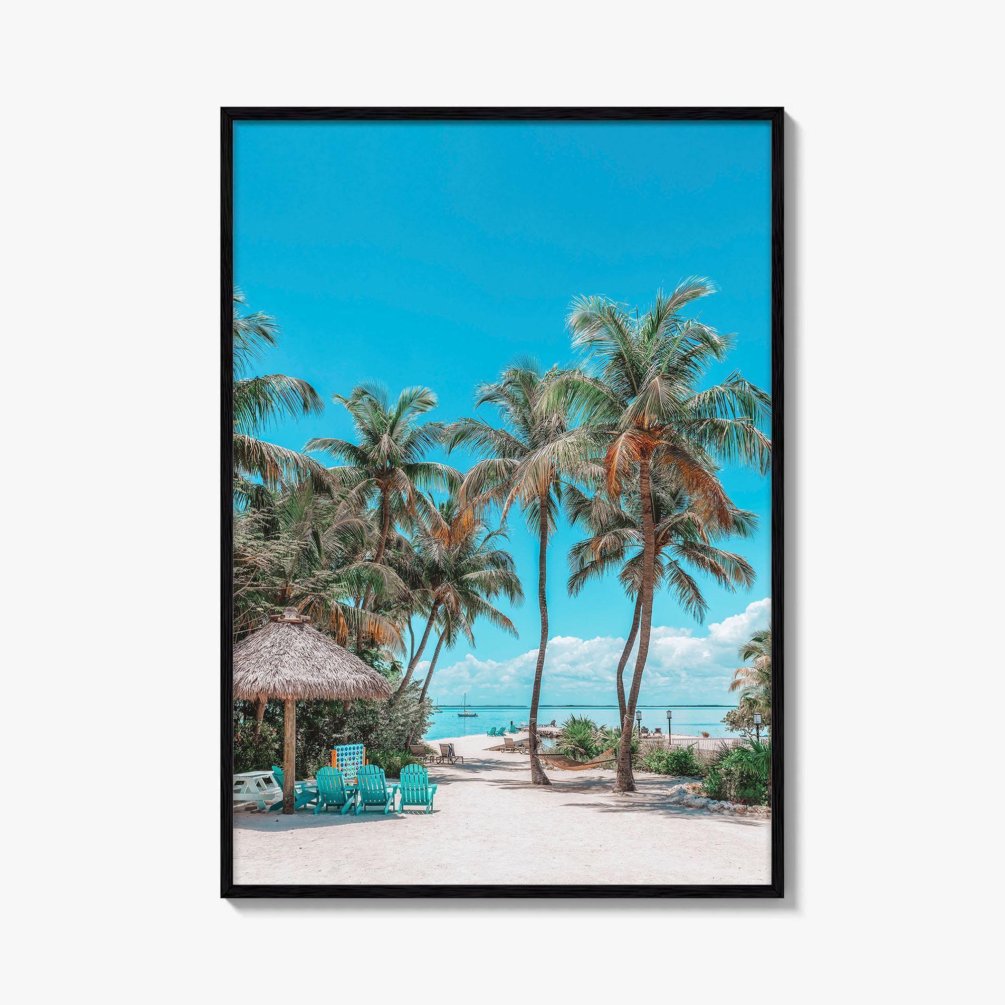 Key Largo Fine Art Photo Print, Florida Keys Wall Art Poster, Palm Trees