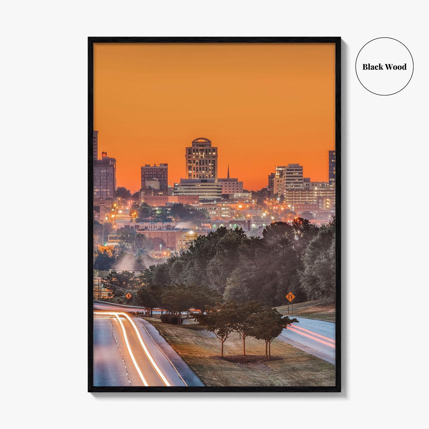 Columbia South Carolina Skyline Fine Art Photo Print, Downtown Poster USA
