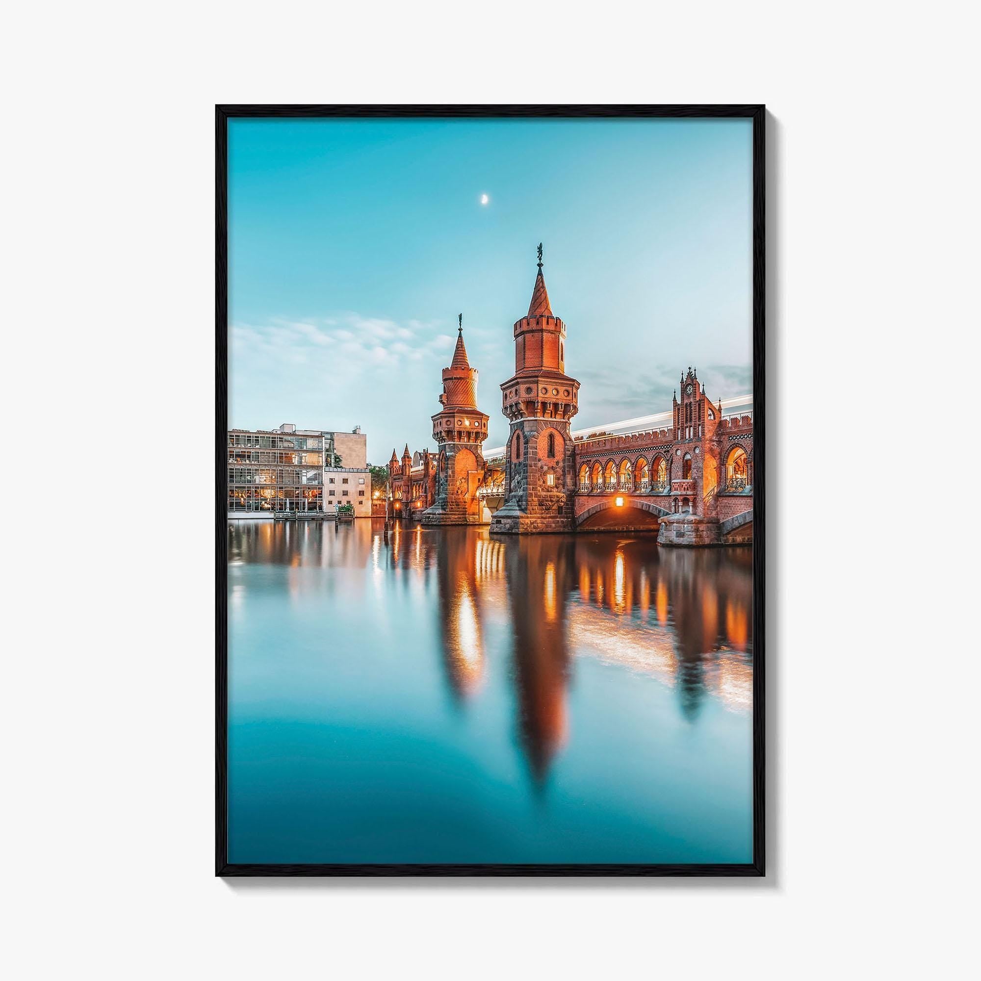 Berlin Fine Art Photo Print, Oberbaum Bridge, Germany Wall Decor Poster