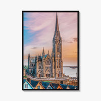 Cobh Fine Art Photo Print, St Colman's Cathedral, County Cork Ireland Poster