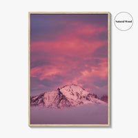 Torres Del Paine Pink Blue Fine Art Photo Print, Lago Nordenskjold Chile Landscape Poster