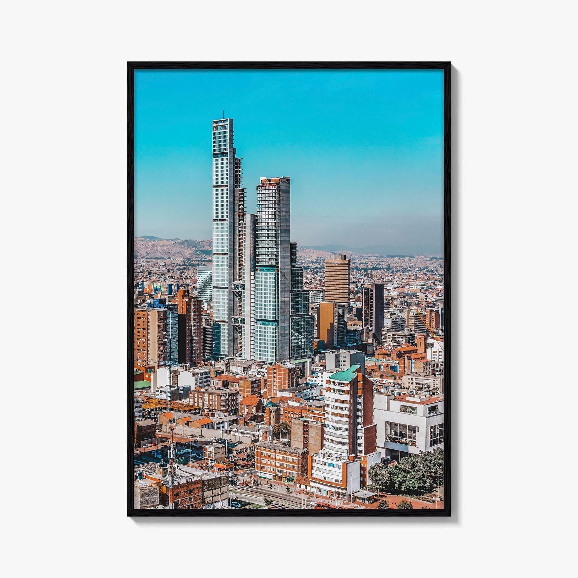 Bogota Skyline Fine Art Photo Print, Bogotá Colombia, South America, Wall Decor Poster