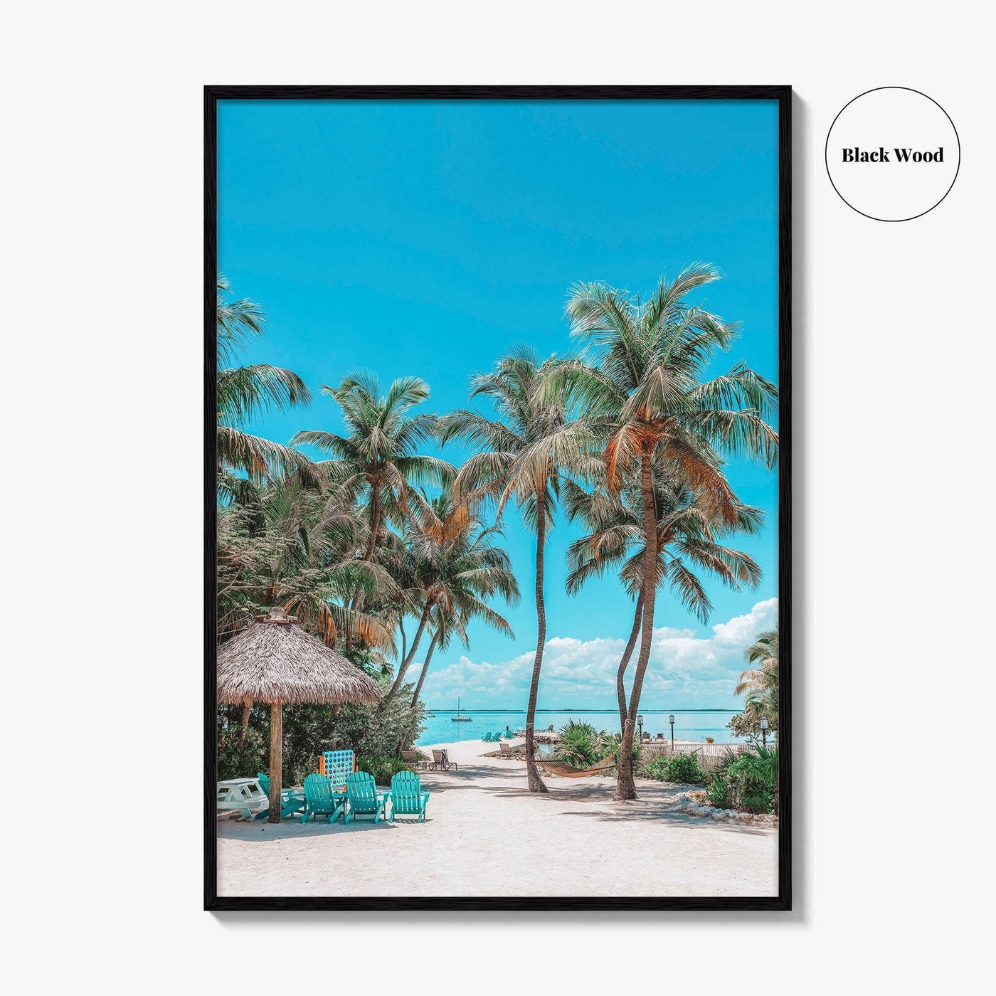Key Largo Fine Art Photo Print, Florida Keys Wall Art Poster, Palm Trees