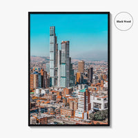 Bogota Skyline Fine Art Photo Print, Bogotá Colombia, South America, Wall Decor Poster