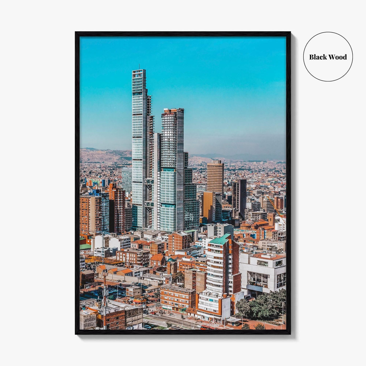 Bogota Skyline Fine Art Photo Print, Bogotá Colombia, South America, Wall Decor Poster