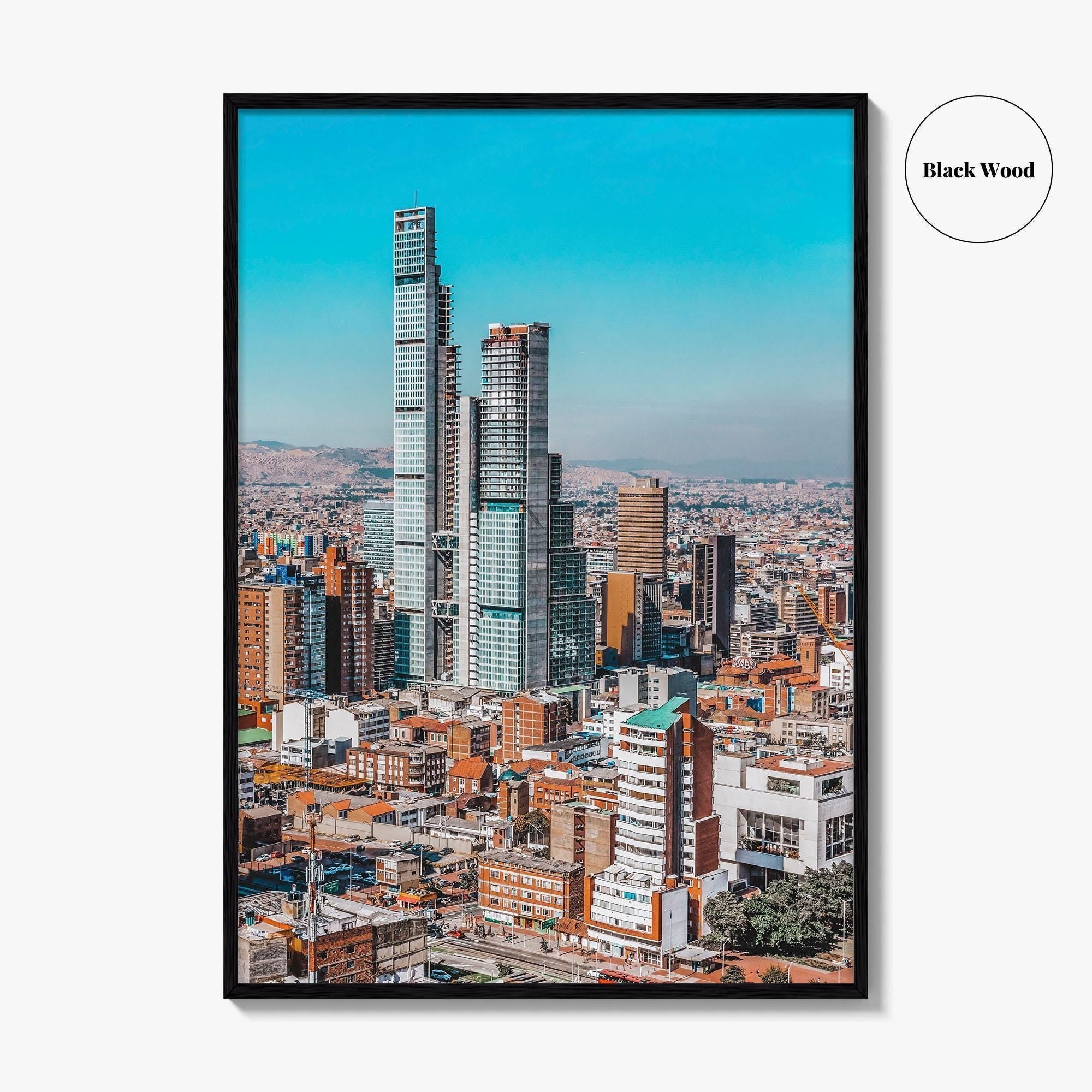 Bogota Skyline Fine Art Photo Print, Bogotá Colombia, South America, Wall Decor Poster