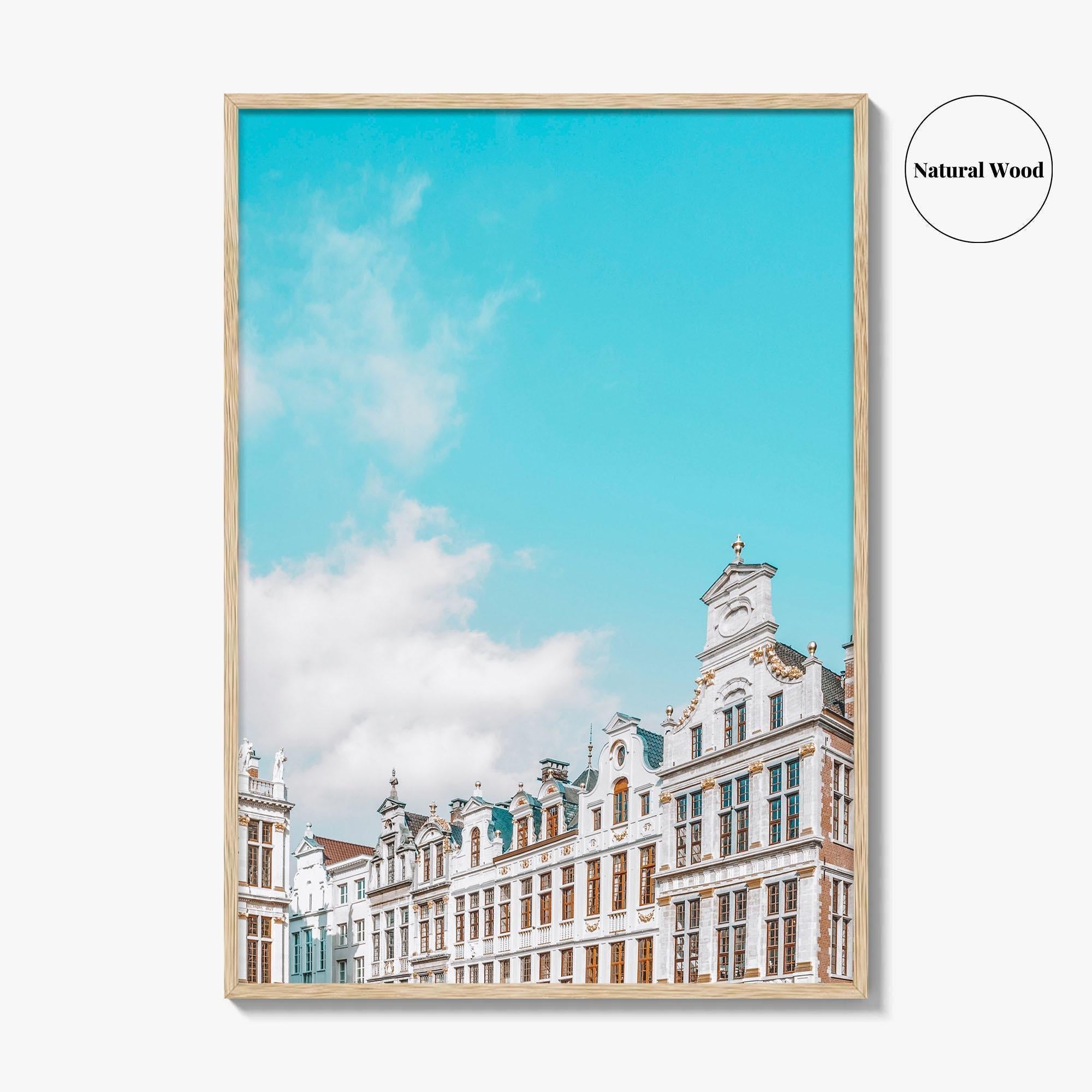 Brussels Fine Art Photo Print, Grand Place Grote Markt, Belgium Wall Decor Poster
