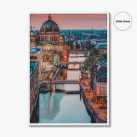 Berlin Fine Art Photo Print, Cathedral, Berliner Dom, Spree River, Germany Wall Poster