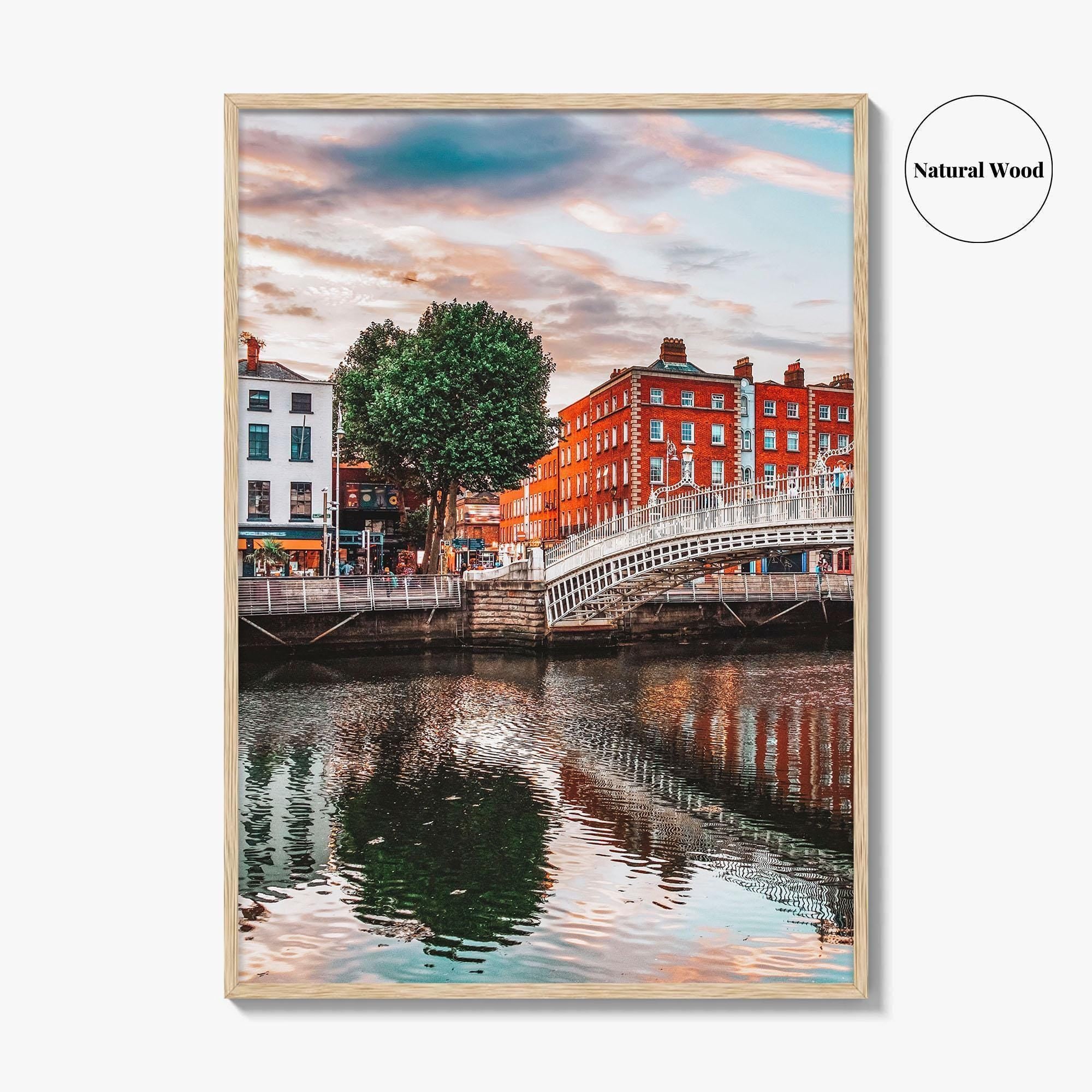 Dublin Fine Art Photo Print, Ireland, Ha'Penny Bridge Wall Art Poster