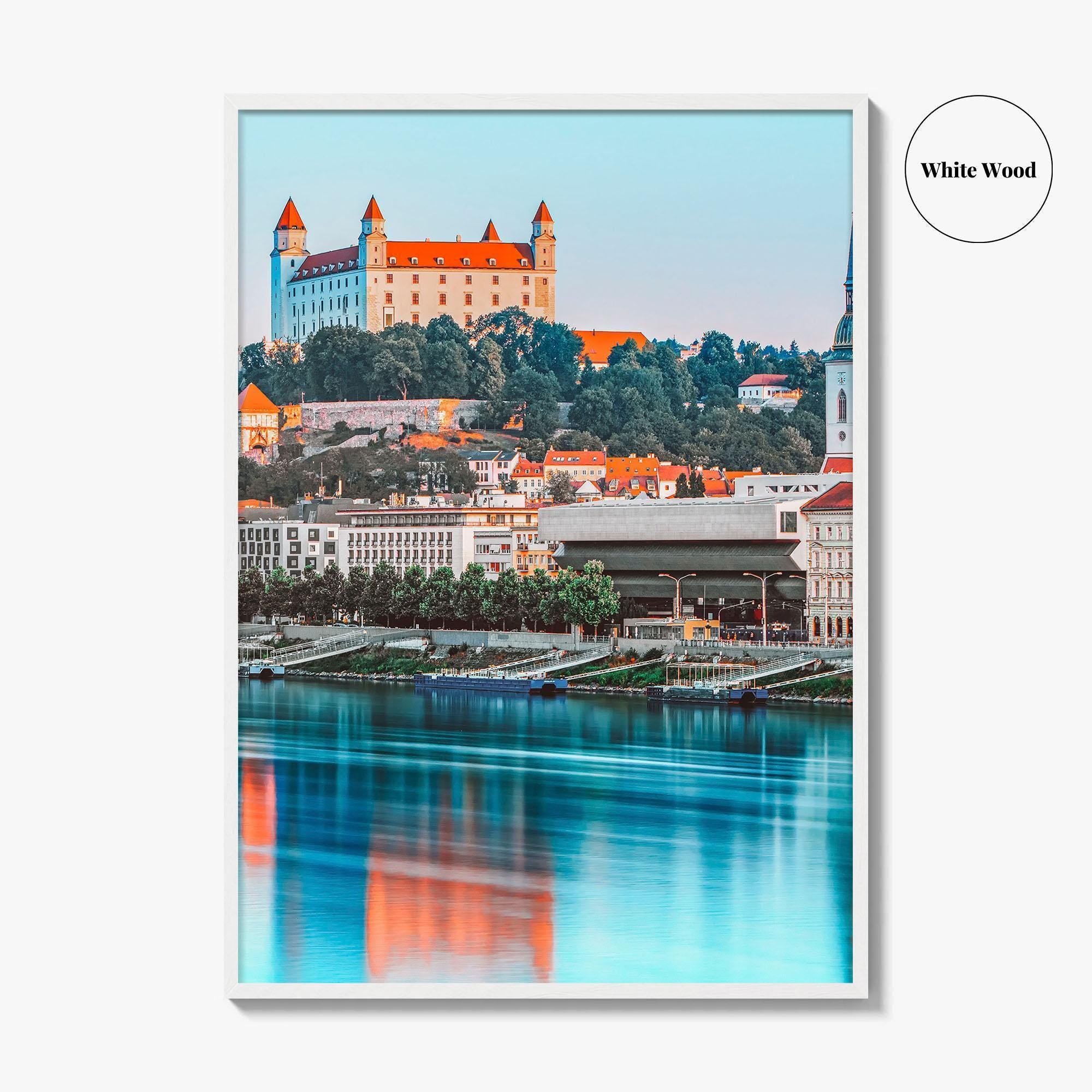 Bratislava Fine Art Photo Print, Castle, Old Town, Danube River, Slovakia Wall Decor, Poster