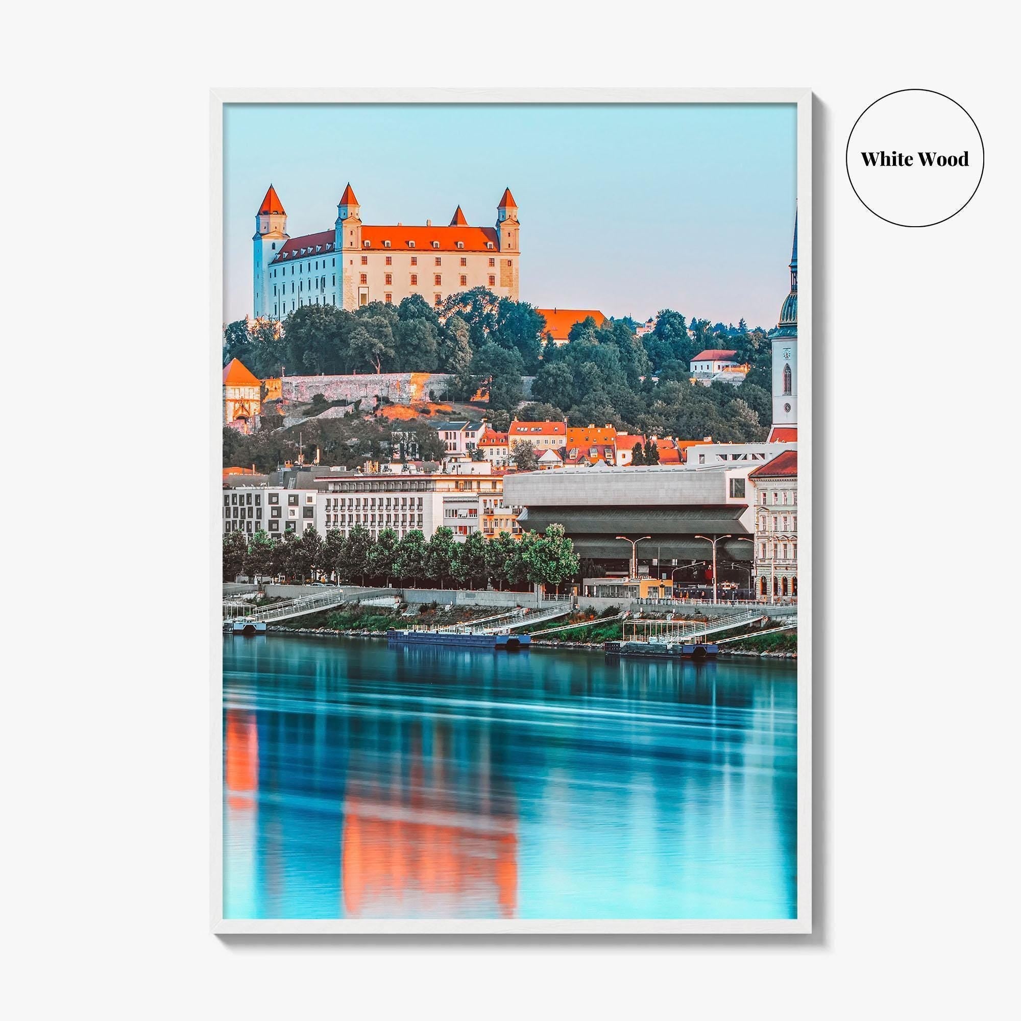 Bratislava Fine Art Photo Print, Castle, Old Town, Danube River, Slovakia Wall Decor, Poster