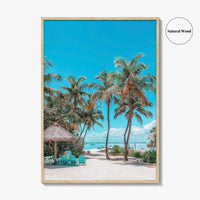 Key Largo Fine Art Photo Print, Florida Keys Wall Art Poster, Palm Trees