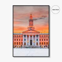 Denver Fine Art Photo Print, Colorado USA, City and County Building, Wall Poster