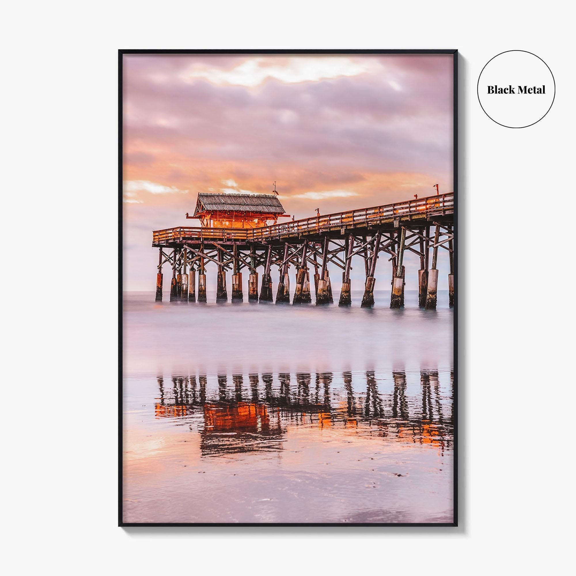 Cocoa Beach Fine Art Photo Print, Florida USA, Pier, Space Coast, Wall Poster