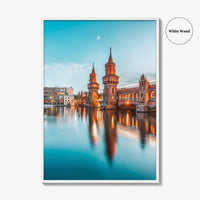 Berlin Fine Art Photo Print, Oberbaum Bridge, Germany Wall Decor Poster