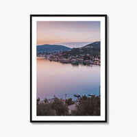 Ithaca Fine Art Photo Print, Vathy Village, Molos Gulf, Greece Wall Poster, Ionian Islands