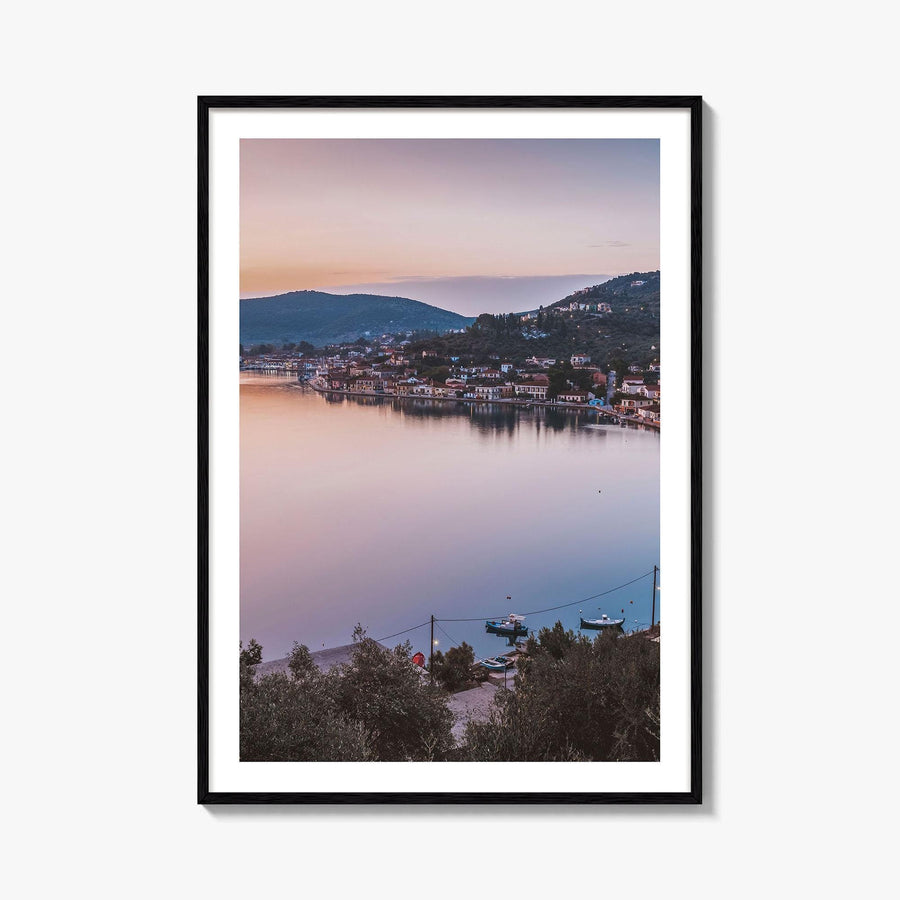 Ithaca Fine Art Photo Print, Vathy Village, Molos Gulf, Greece Wall Poster, Ionian Islands