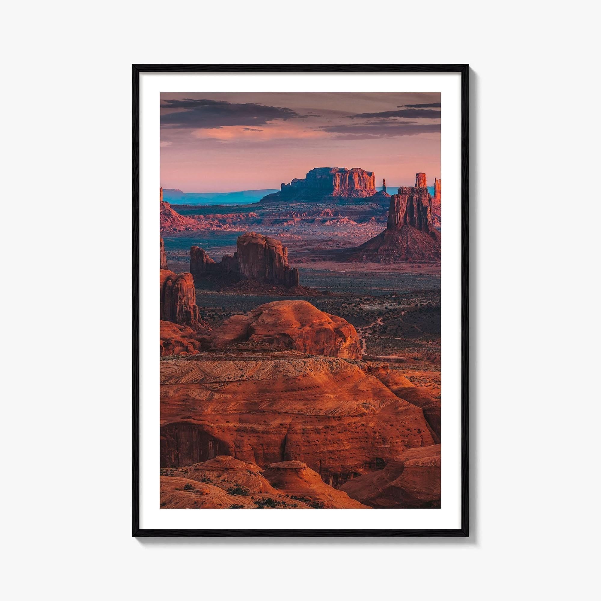 Monument Valley Fine Art Photo Print, Hunts Mesa, Arizona Landscape Wall Art Poster