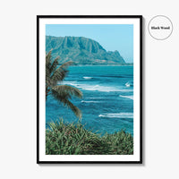 Hanalei Bay Fine Art Photo Print, Kauai Hawaii Poster