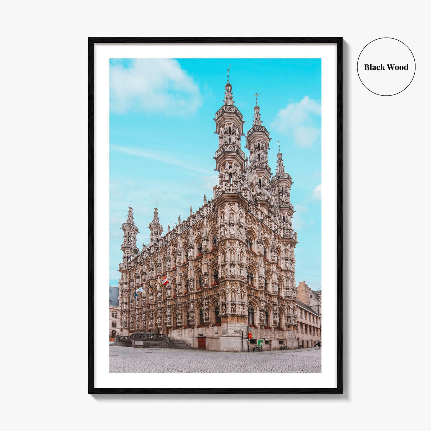 Leuven Fine Art Photo Print, City Hall, Belgium Wall Decor, Flemish Brabant