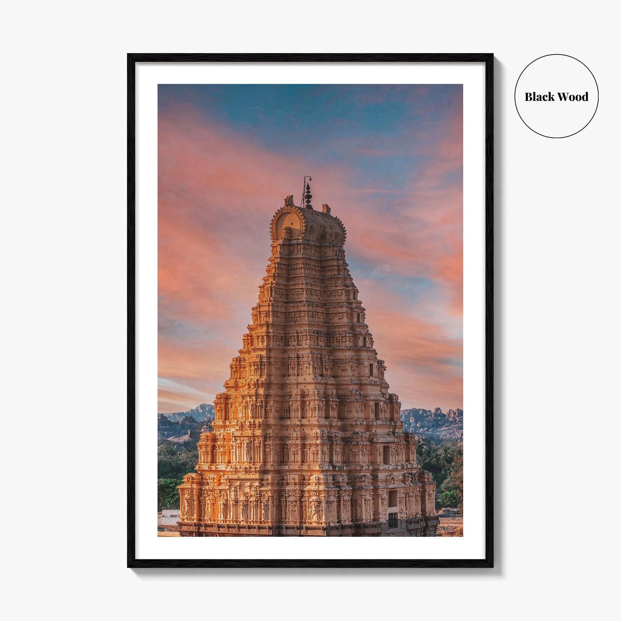 Hampi Fine Art Photo Print, Virupaksha Temple, Karnataka India, Wall Decor Poster