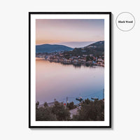 Ithaca Fine Art Photo Print, Vathy Village, Molos Gulf, Greece Wall Poster, Ionian Islands