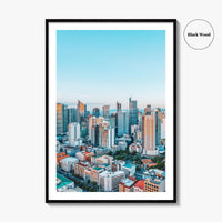 Manila Skyline Fine Art Photo Print, Makati Night, Philippines Poster, Wall Decor