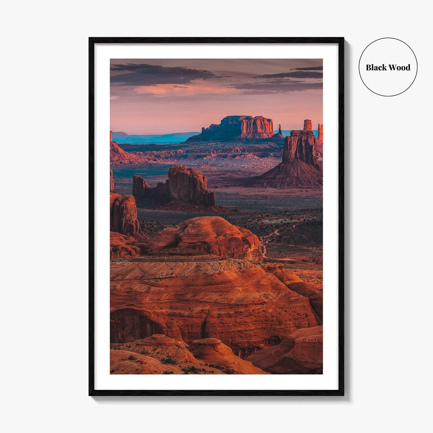 Monument Valley Fine Art Photo Print, Hunts Mesa, Arizona Landscape Wall Art Poster