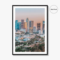 Los Angeles Skyline Fine Art Photo Print, LA, California Poster, USA