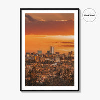 Kigali Skyline Fine Art Photo Print, Rwanda Wall Decor Poster, Downtown Skyscraper