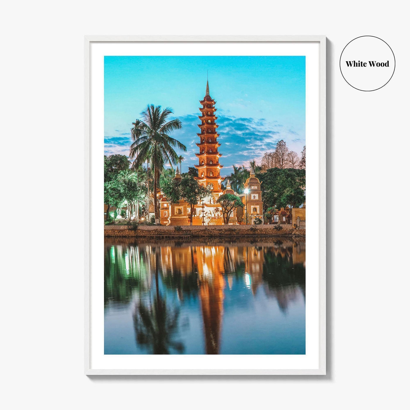 Hanoi Fine Art Photo Print, Tran Quoc Pagoda, West Lake, Vietnam Poster