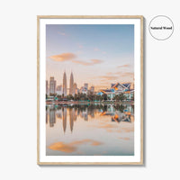 Kuala Lumpur Skyline Fine Art Photo Print, Titiwangsa Park, Malaysia, KL, Waterfront